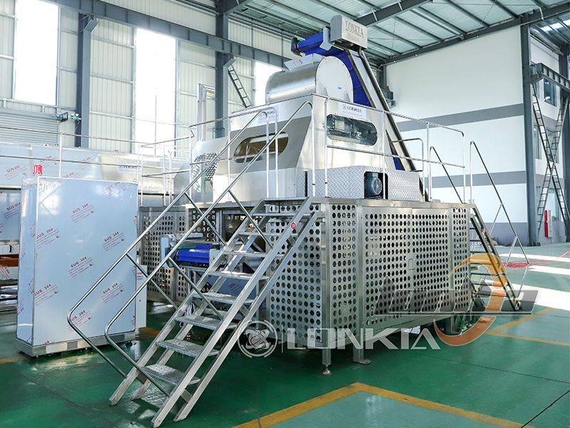 Steam Peeling Machine in Factory